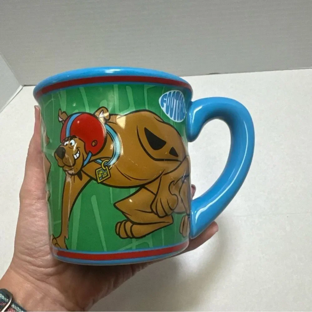 Scooby Doo Football 3-D Large Blue Mug